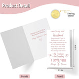 Romantic Valentine'S Day Card For Husband, Husband Valentine'S Day Cards From Wife, Heartfelt Valentines Card Gifts For Hubby Him, I Love You Always & Forever