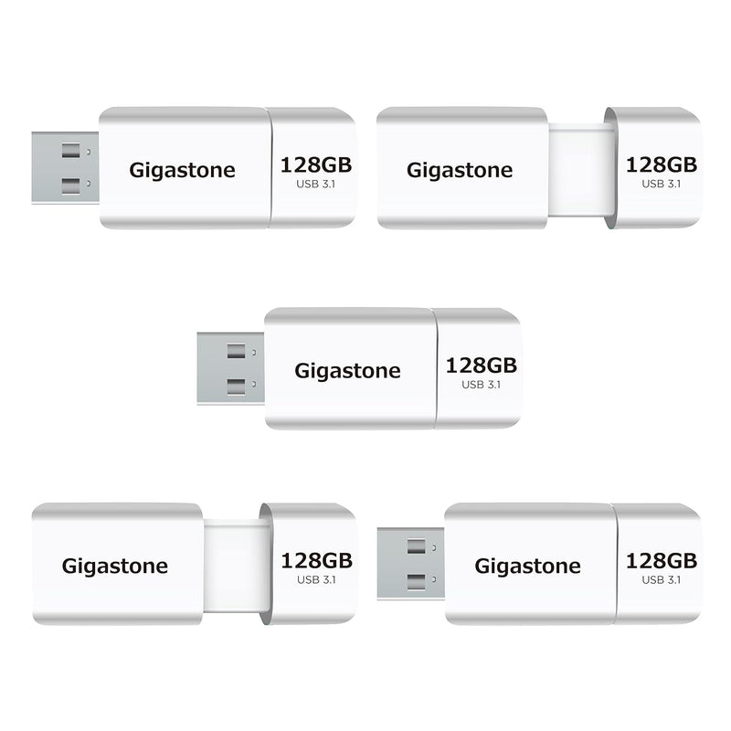 Z60 128Gb 5-Pack Usb 3.2 Gen1 Flash Drive, R/W 120/60 Mb/S Ultra High Speed Pe