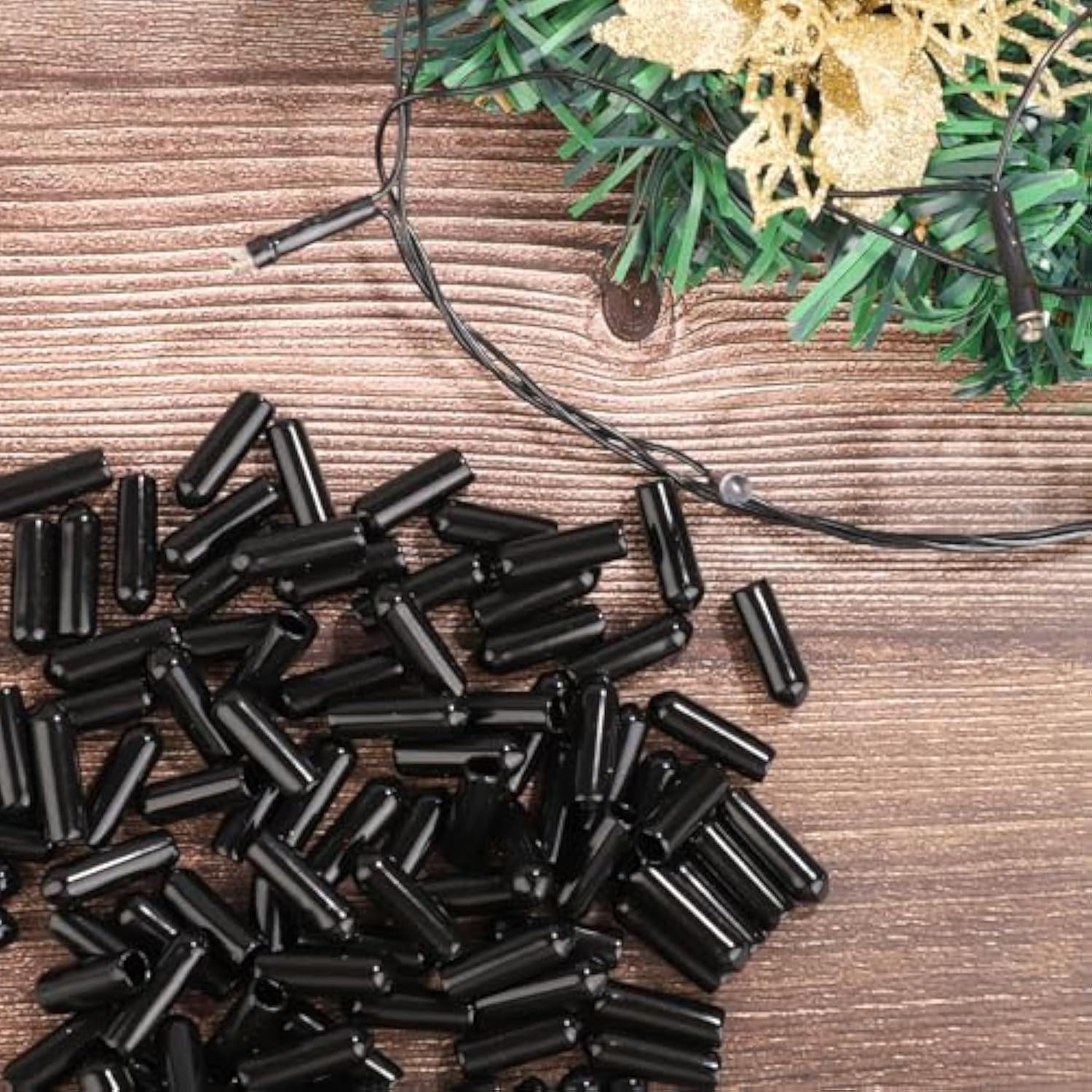 200Pcs No Glow Caps For String Lights, Christmas Light Covers Suitable For 0.2 Inch Diameter Led Tubes Lights Glow Cap L