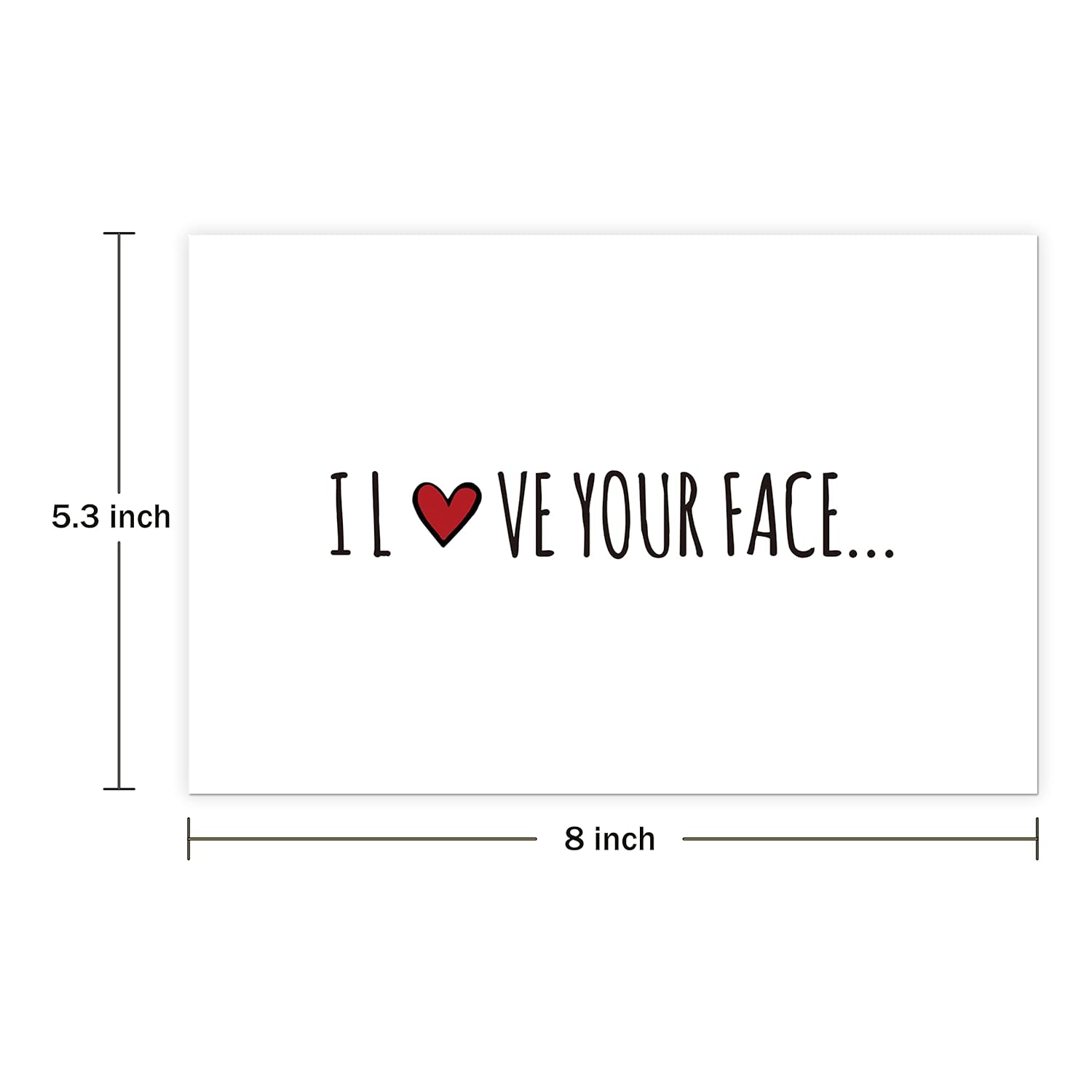 Funny Anniversary Card For Him/Her, Naughty Valentines Day Card For Boyfriend, Dirty Love Card
