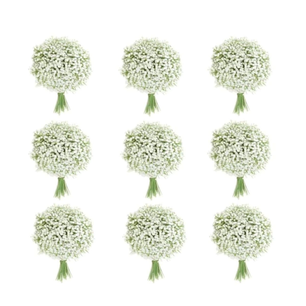 140 Pcs Artificial Flowers,Babys Breath Artificial Flowers,Fake White Babys Breath Flowers Artificial Bulk,140 Pcs Real Touch Flowers For Wedding Party Home Garden Decoration (140)