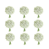 140 Pcs Artificial Flowers,Babys Breath Artificial Flowers,Fake White Babys Breath Flowers Artificial Bulk,140 Pcs Real Touch Flowers For Wedding Party Home Garden Decoration (140)