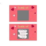 Scratch Valentines Day Card, Love Coupons, Love Note Scratch Off Cards, 20 Pieces Valentine'S Day Anniversary Greeting Card, Diy Valentines, Romantic Gifts For Husband, Wife, Lovers, Kids(A10)