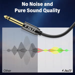 Usb-C To 6.35Mm 1/4 Inch Ts Audio Cable, Gold Plated Usb Type C To 1/4" Male Mono Interconnect Aux Adapter Cable Compatible With Iphone 15/16 Series, 6.5 Feet