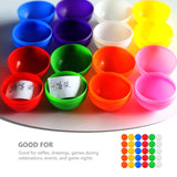 30 Pcs Openable 1.57 Inch Colored Table Tennis Lottery Balls For Party Games Raffle Drawings Event Activities Pvc Seamless Game Balls