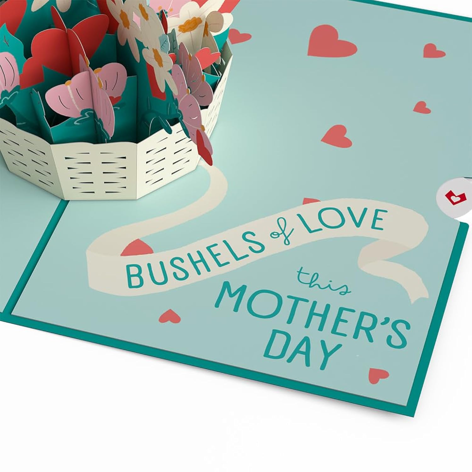 You Put The Grand In Grandma Mother’S Day Pop-Up Card, 5 X 7, Mother'S Day Gift For Grandmother, Pop-Up Flower Basket