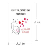Dad To Be Valentine'S Day Card, Pregnant Mom Valentines Card For Husband, Vday Gift From Wife Baby