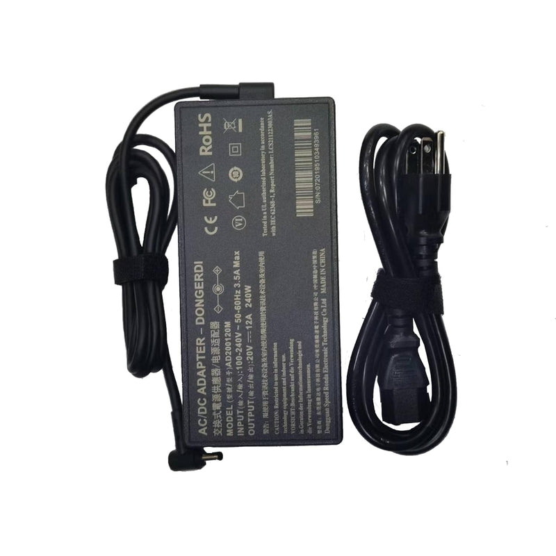 240W 20V 12A 4.5X3.0Mm Laptop Charger For Msi Delta 15 15 A5Efk 15001 Msi Gs66