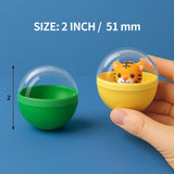 50Pcs 2 Inch Multicolor Vending Machine Capsules Gumball Machine Capsules, Prize Capsules, 2 Inch Capsules For Prize, Easter, Party Favors