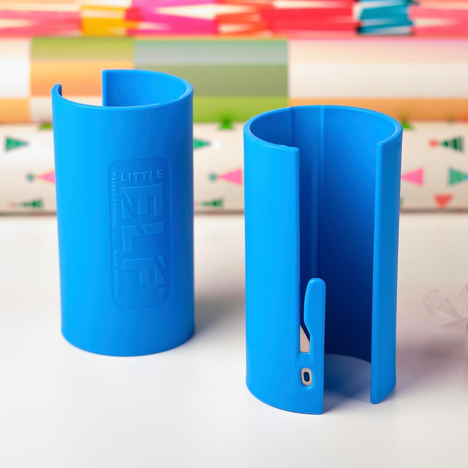 Wrapping Paper Cutter (2-Pack), As Seen On Shark Tank, Christmas Wrapping Paper Cutter, Made In Usa, Holiday Gift Wrap Cutter Tool,