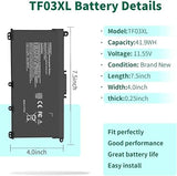 TF03XL 920070-855 Replacement Laptop Battery for HP Pavilion 15-CC 15-CD and 14-BF Series