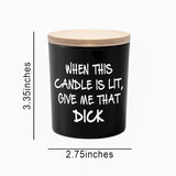 Gifts For Him Husband Boyfriend Funny Unique Christmas Anniversary Valentines Day Birthday Gag Gifts For Him Men Adults Bachelorette Bridal Shower For Bride Sandalwood Scented Candle