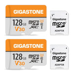 128GB 2-Pack Micro SD Card, 95MB/s, 4K, UHS-I, V30, C10, GoPro, Drone