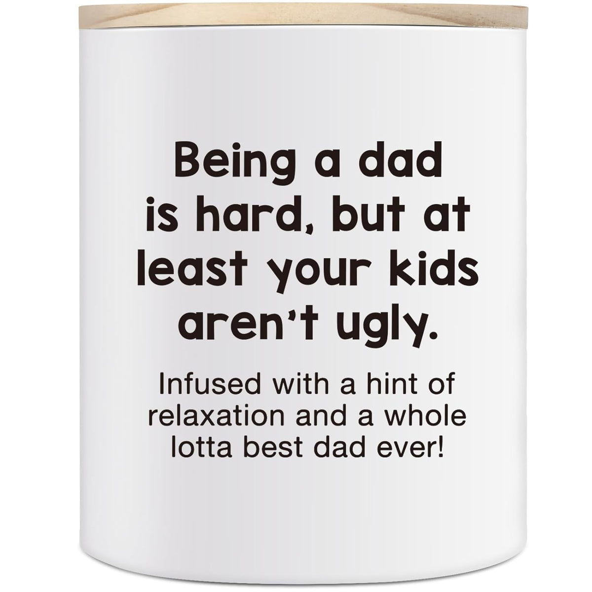 Christmas Gifts For Dad, 10Oz Funny Dad Gifts From Daughter Son, Birthday Gift For Father Daddy Bonus Stepdad New Father In Law, Best Dads Ever Present Sandalwood Scented Candle Being A Dads Is Hard