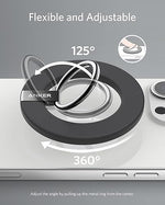 Magnetic Phone Grip, 610 Ring Holder & Kickstand for iPhone 14/13/12 Series