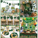 120Pcs Tropical Palm Leaves Plant Imitation Leaf-Hawaiian/Luau/Jungle