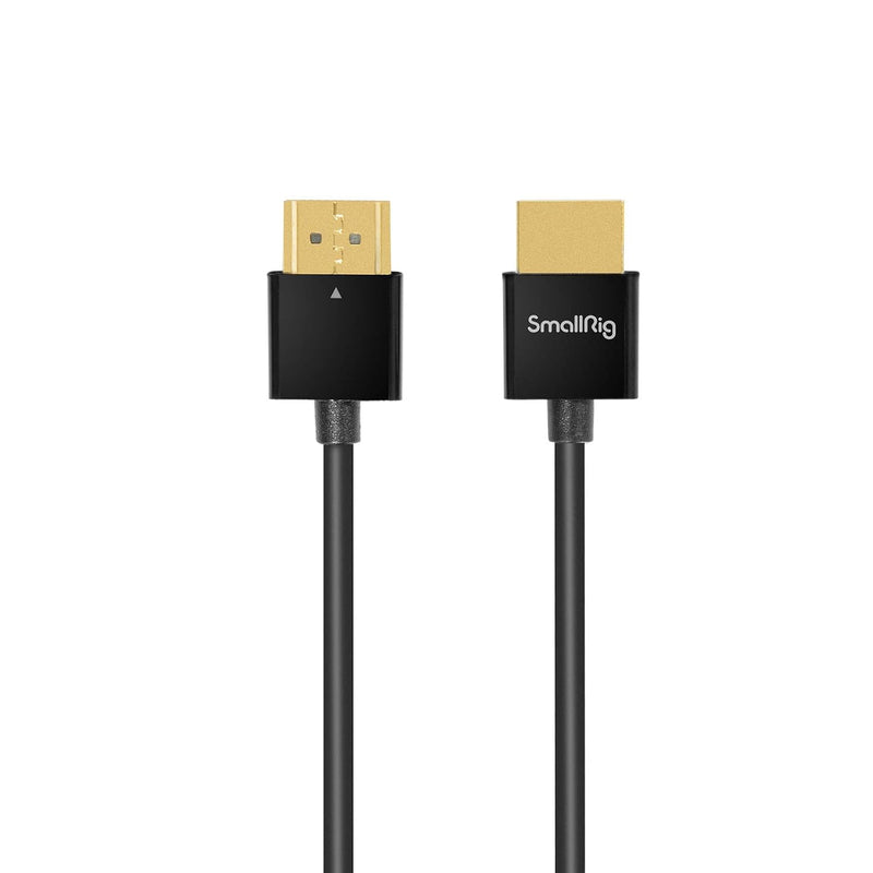 SMALLRIG Ultra Thin Cable 35cm/1.15Ft, 4K Hyper Super Flexible Slim Cord, High