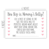 How Big Is Mommy’S Belly (50 Count) - Measure Mom’S Belly Baby Shower Game