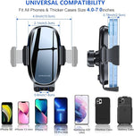 2nd Gen Car Phone Holder, 360° Air Vent Mount for iPhone 14/13/12 & Samsung