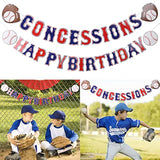 Baseball Party Banner Set – 5 Sports-Themed Garlands & Pennant Flags for Kids' Birthday Decor
