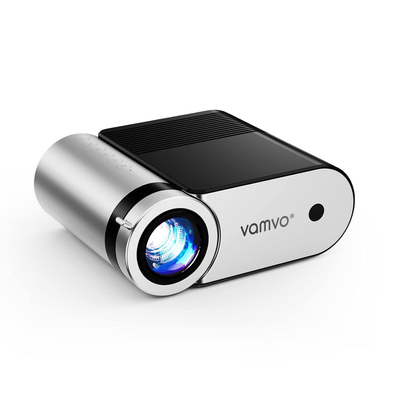 1080P Mini Projector, 200", Portable, Stylish Design, Phone/Tablet/TV Compatible