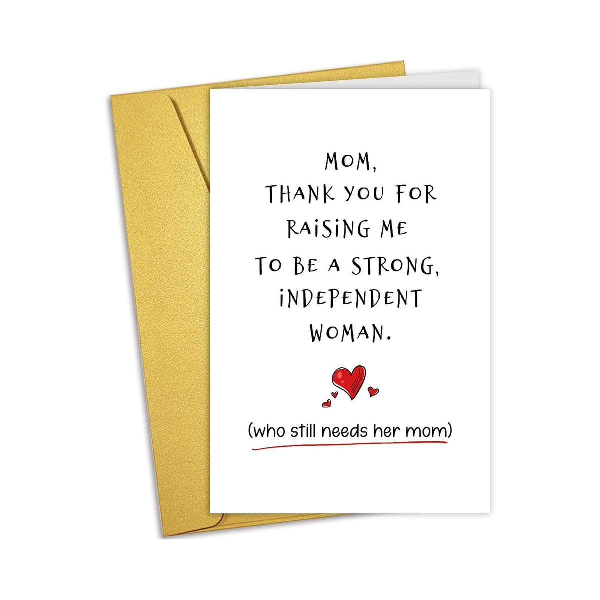 Funny Mother'S Day Card From Daughter, Happy Mother'S Day Card For Mom, Thank You Mothers Day Card, Mom Birthday Card