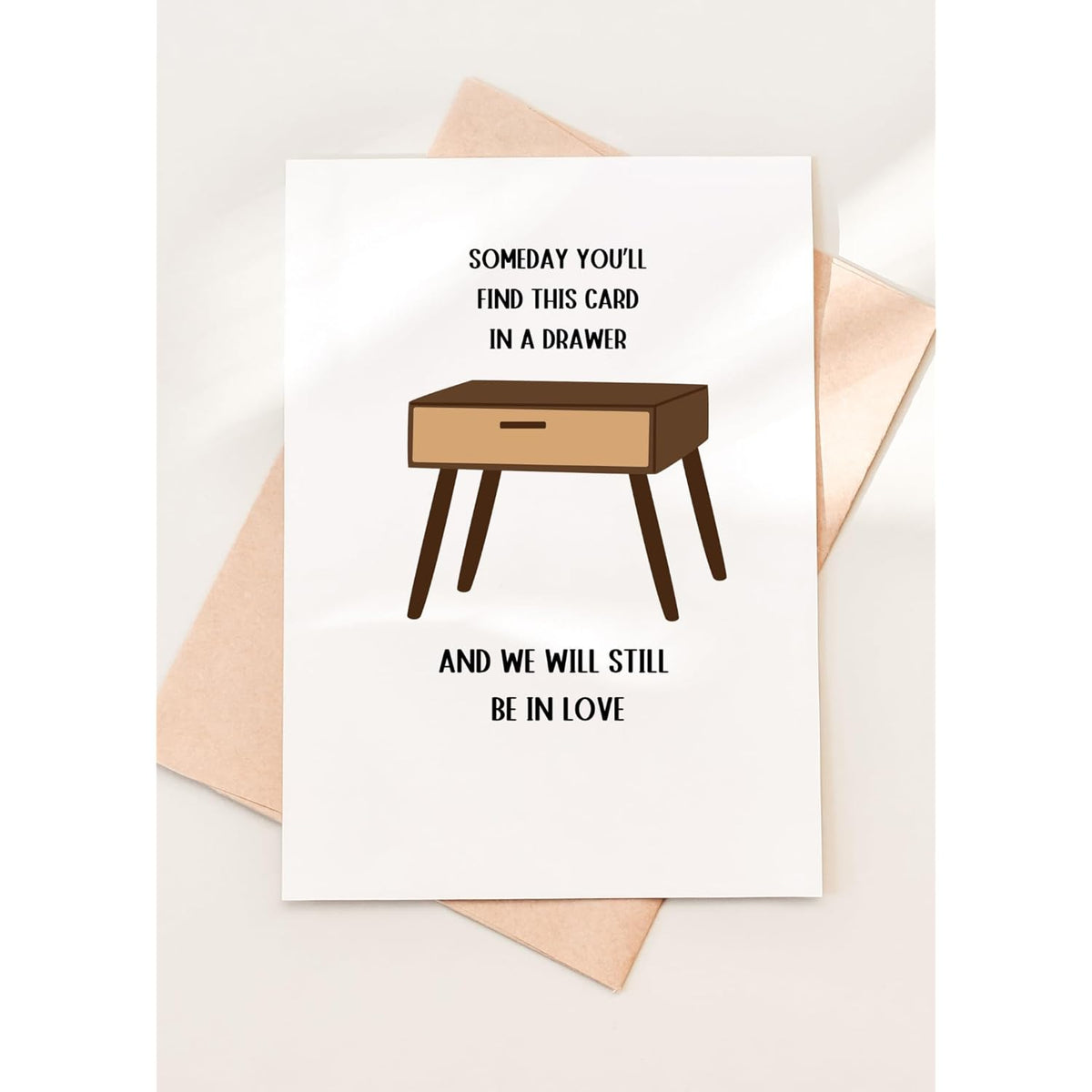 -Someday You'Ll Find This Card In A Drawer Card - Happy Anniversary Card Greeting Card Funny Husband Happy Valentines Day