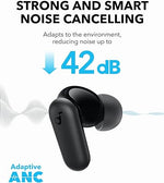 P30i Noise Cancelling Earbuds, 45H Playtime, Bluetooth 5.4, IP54, Black