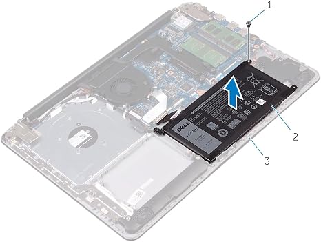 Dell WDX0R 42Wh 11.4V 3 Cell Replacement Battery Inspiron Vostro