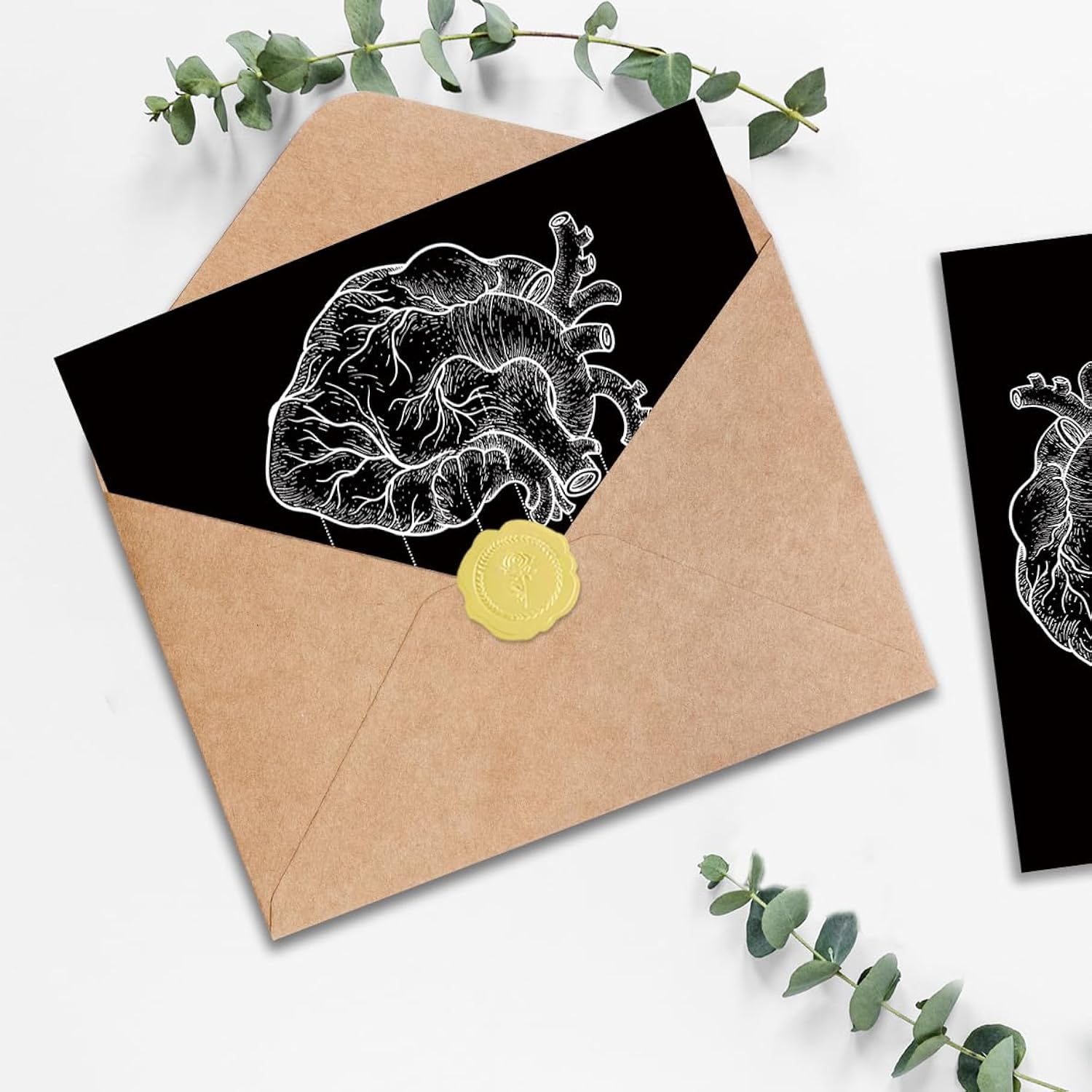 Gothic Anniversary Card Gift For Husband Wife, Romantic Birthday & Valentine’S Day Card For Men Women