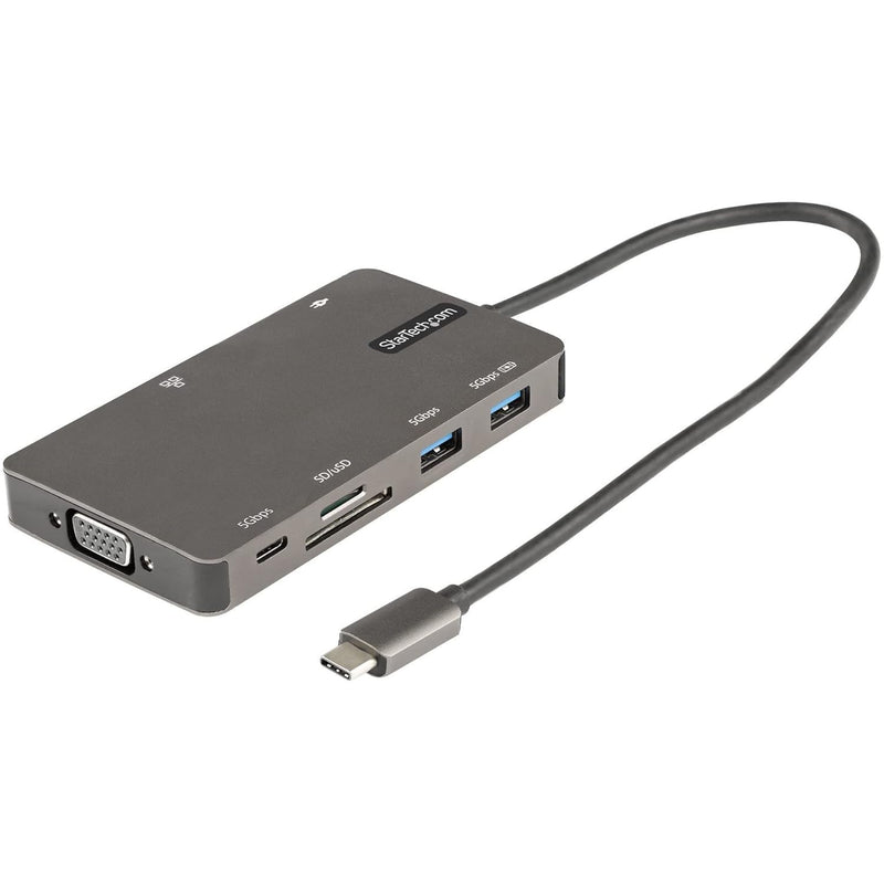 StarTech.com USB C Multiport Adapter - HDMI 4K 30Hz or VGA Travel Dock - 5Gbps