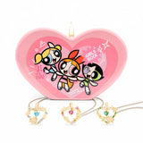 The Powerpuff Girls Heart Jar Candle | Candles For Women Valentines Mothers Day Birthday Gift For Girlfriend Mom Wife Friend Present For Sister Niece