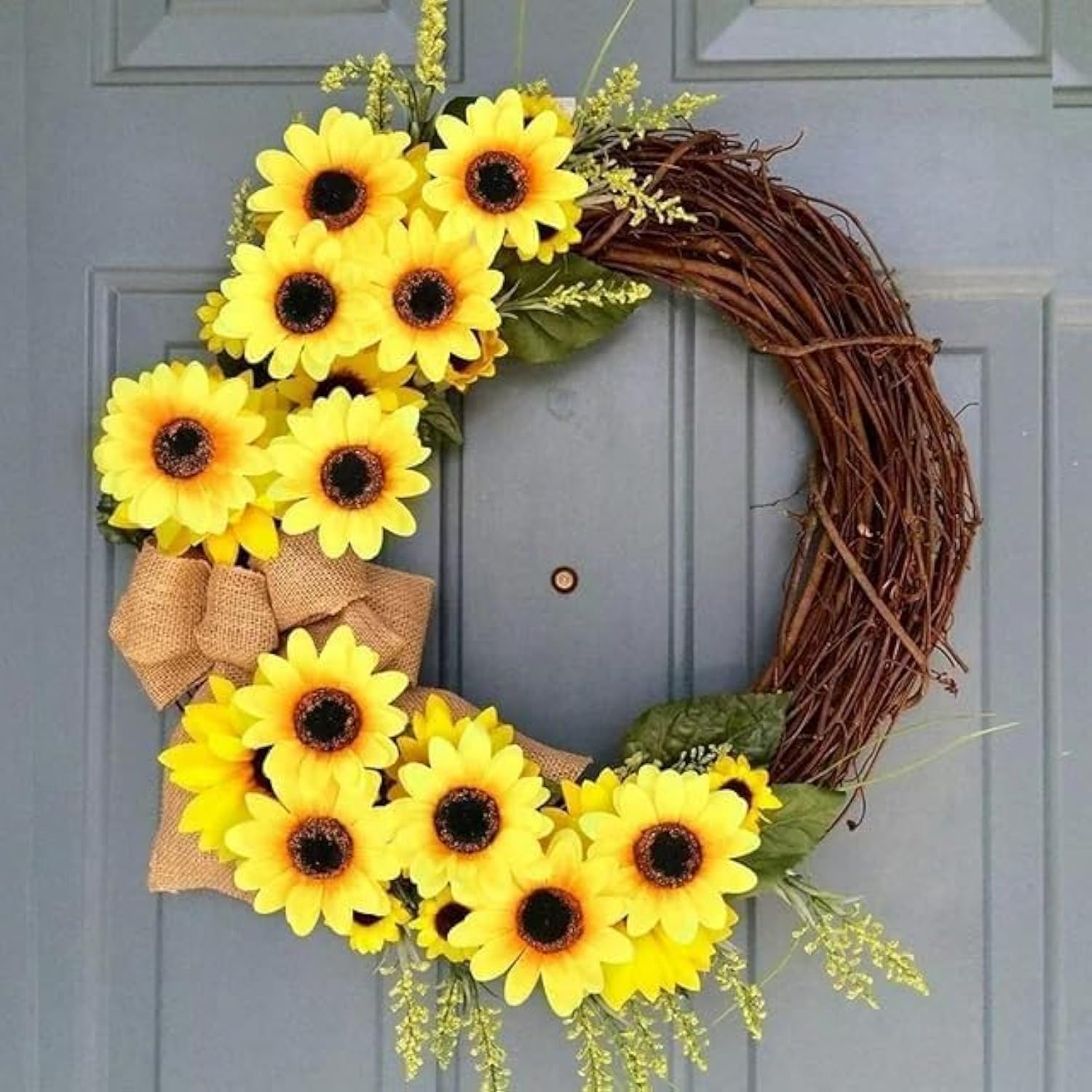 100Pcs Yellow Artificial Mini Fake Sunflower Cute Flower Decorative Fabric Flowers Craft Floral Embellishments For Wedding Wreaths Artificial Flowers Hair Accessories