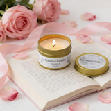 A Single Gift Box Of Scented Candles With Soy Wax, Offering A Premium And Atmospheric Fragrance (Jasmine)