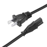 8.2Ft Power Cord Replacement For Brother Cs6000I Cs8000 Cs8060 Se-400 Es2000 White Baby-Lock Viking Pfaff Bernina Singer 5400 6180 6199 6160 Sewing Machine 2 Prong Power Cord Cable