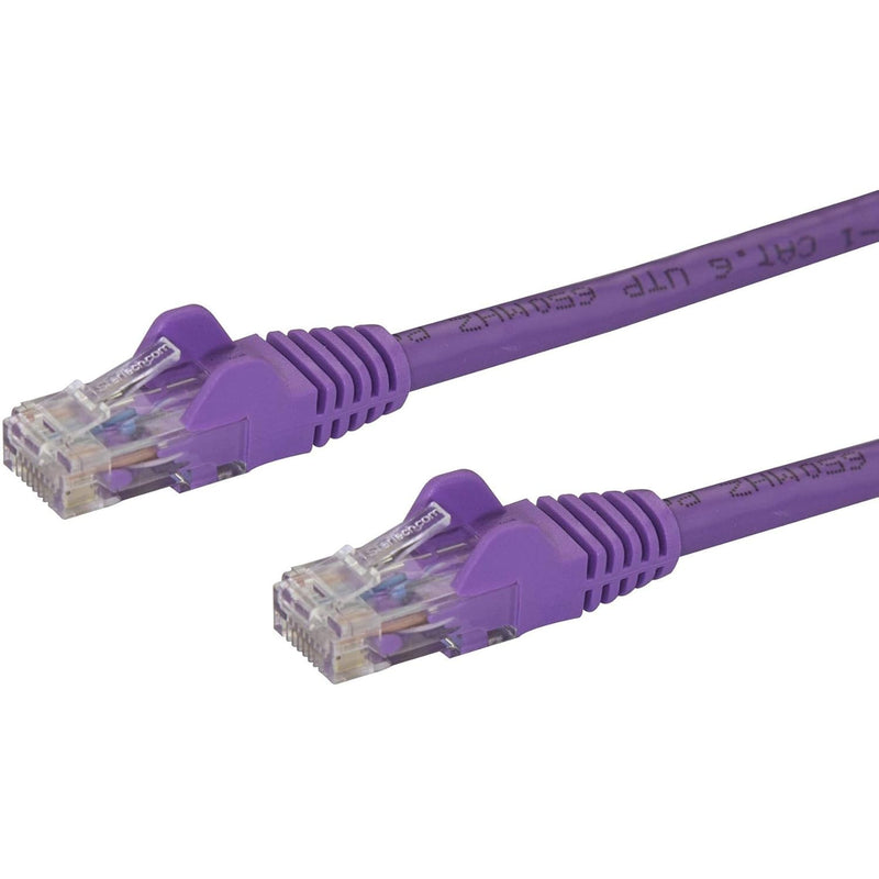 15Ft Cat6 Ethernet Cable - Purple Cat 6 Gigabit Ethernet Wire -650Mhz 100W Poe