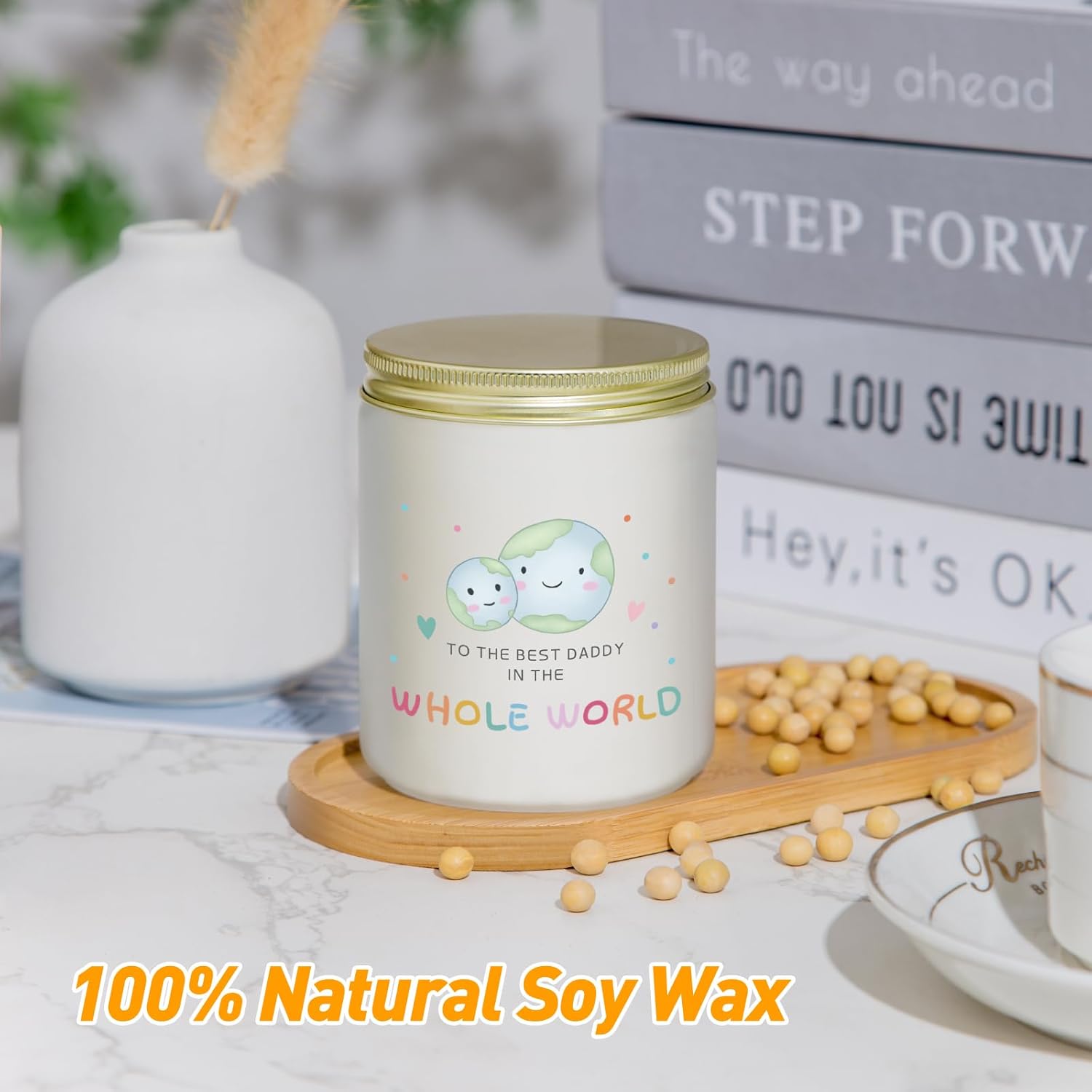 Gifts For Dad From Daughter Son, Birthday Gifts For Dad, Lavender Candle Gift
