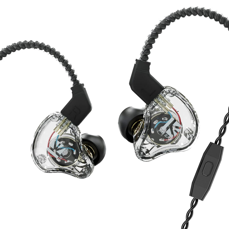 Kbear Ks1 Musician Headphones Wired With Mic In Ear Monitors Kbear Earbuds Aur