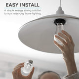 A19 LED Light Bulbs 24 Pack 100W Equivalent Dimmable 5000K Bright White 1600 Lumens E26 Energy Star