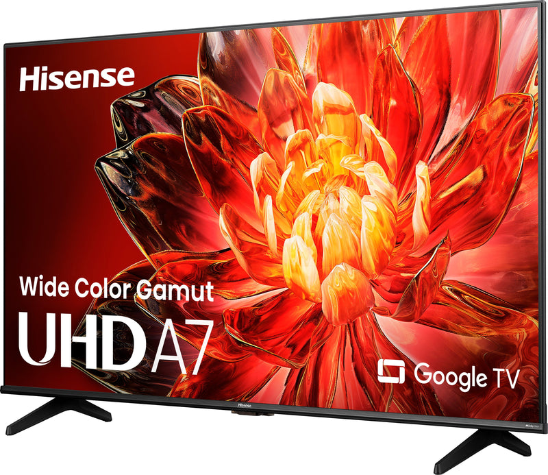 Hisense - 65" Class A7 Series LED 4K UHD HDR WCG Google TV (2024)