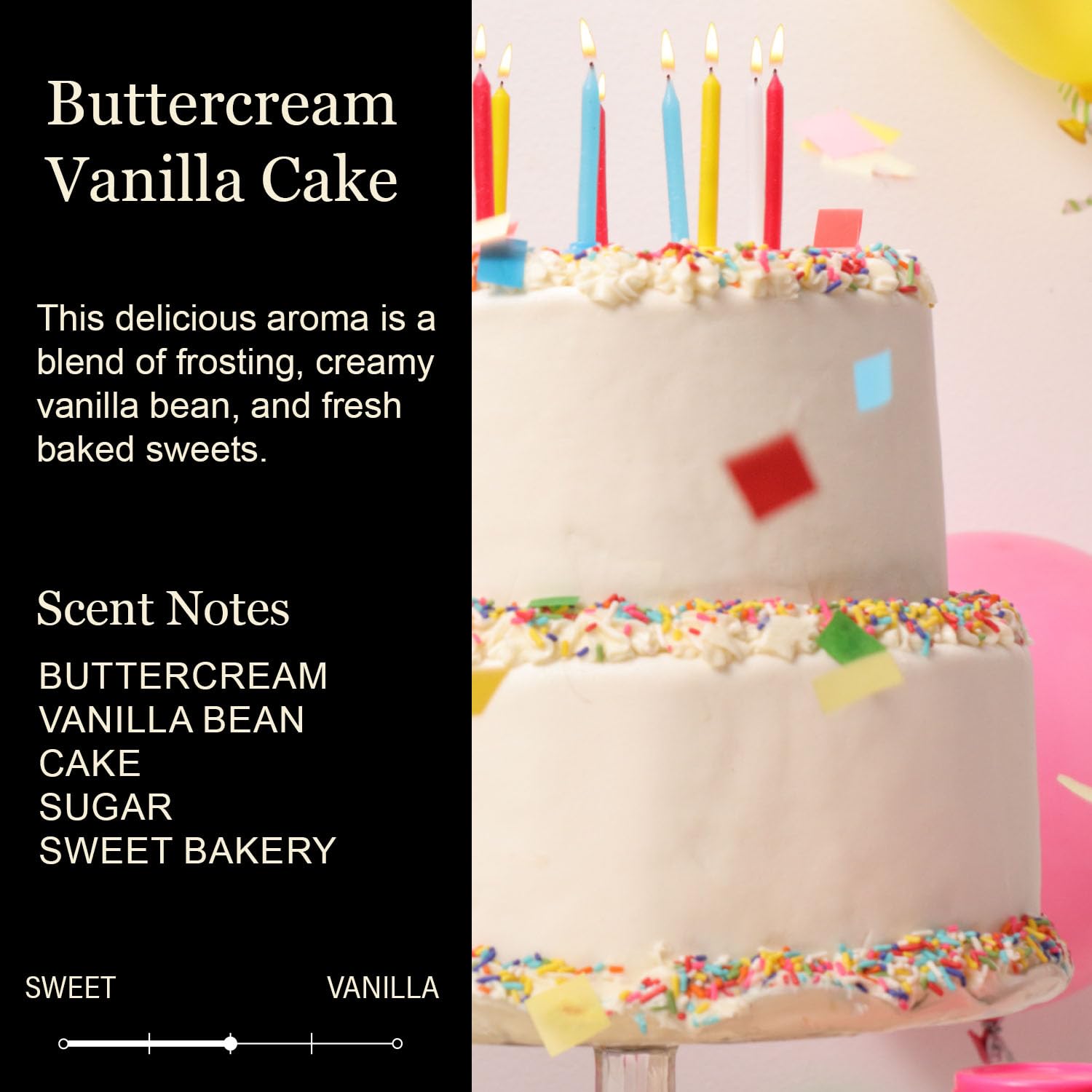 50Th Birthday Gifts For Her - Best Ideas, Buttercream Vanilla Scented, 100% Soy Candle For Women, Friends, Wife, Sister, Mom, Grandma, Handmade Aromatherapy Candles Decoration