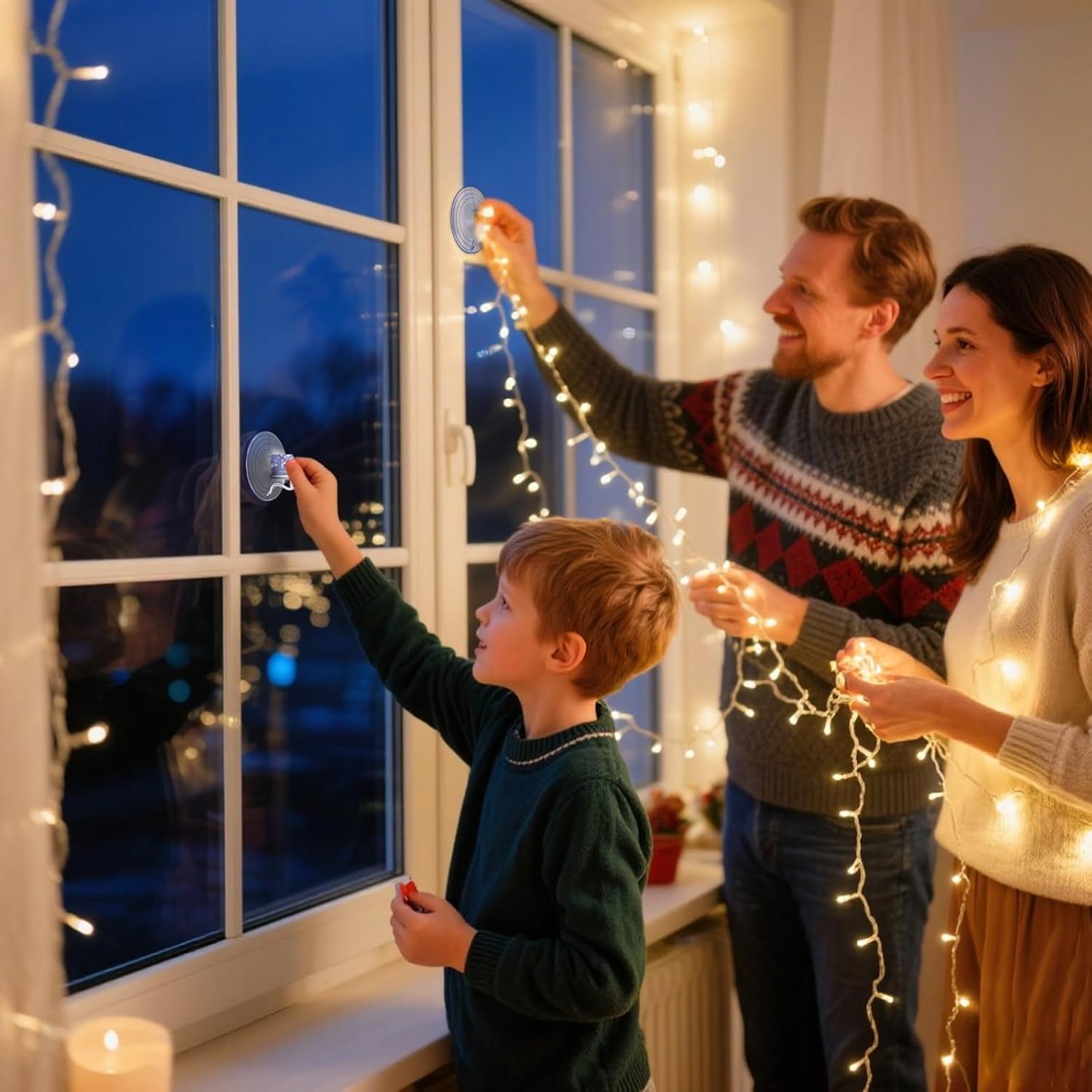 100Pcs Christmas Light Suction 1.5 Inches Light Clips Strong Suction Cup Holders For Hang String Christmas Lights Seasonal Lights And Xmas Decorations Without Tools
