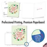- Big Mother'S Day Card With Envelope (8.5 X 11 Inch) - Flowers, Loving Appreciation For Mom - Watercolor Mother'S Day J3484Mdg