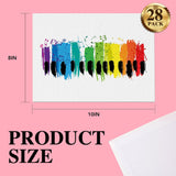 Canvas Boards For Painting 8X10In,28 Pack Bulk Canvases For Painting - Cotton Canvas Panels For Oil, Acrylic & Watercolor Painting.
