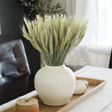 100 Pcs Dried Wheat Stalks Bundle Natural Dried Wheat Sheaves Stems Wheat Grass Dried Flowers Arrangement Bouquet For Wedding Party Table Centerpiece Fall Harvest Wreath Boho Decor Farmhouse