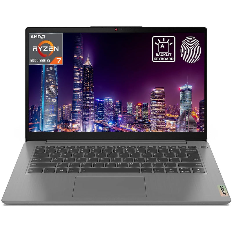 Lenovo 2023 Newest 14" FHD IdeaPad Business Laptop, AMD Ryzen 7 5700U(Beats i7