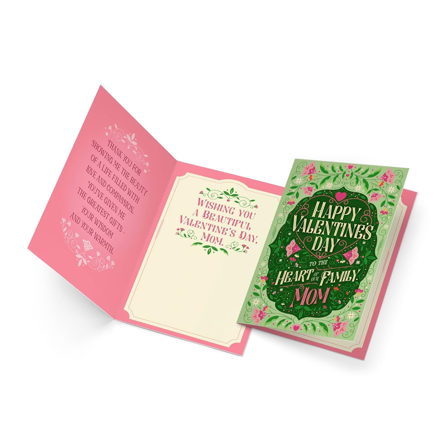 Mom Valentine'S Card, Made In America, Eco-Friendly, Thick Card Stock With Premium Envelope 5In X 7.75In, Packaged In Protective Mailer