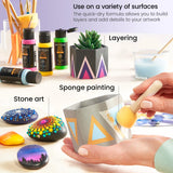 Craft Acrylic Paint, A105 Mustard Yellow, 4Fl Oz (118 Ml) Bottle, Water-Based, Blendable, Matte Acrylic Paint For Art & Diy Outdoor Projects On Glass, Wood, Ceramics, Fabrics, Paper & Canvas