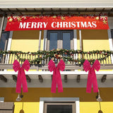 36X18 Inches Extra-Large Christmas Tree Topper Bow Hot Pink Velvet Ribbon Gift Bows For Christmas Home Decor, Outdoor Indoor Car Decoration (Hot Pink)