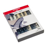 Standard Series Acrylic Paint Grey Tone Set | White, Grey & Black Shades (12 X 20Ml) | Monochrome Black And White Set